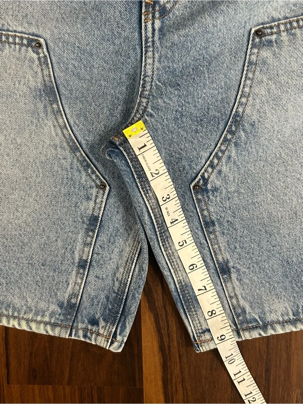Old Navy Light Blue double knee Denim Carpenter Shorts